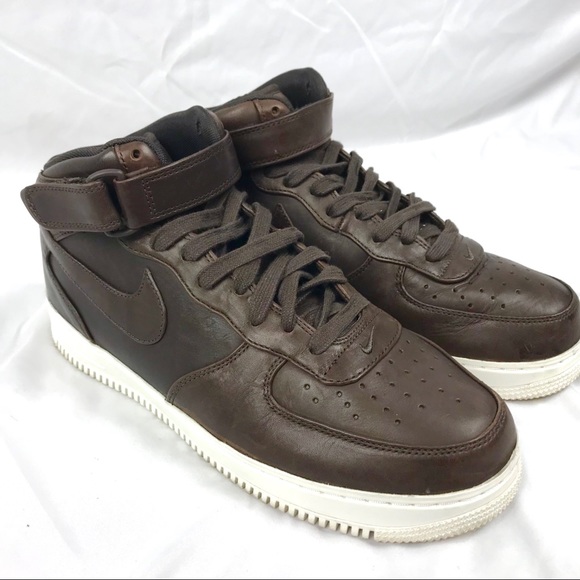 Nike | Shoes | Nike Air Force Mid Velvet Brown | Poshmark